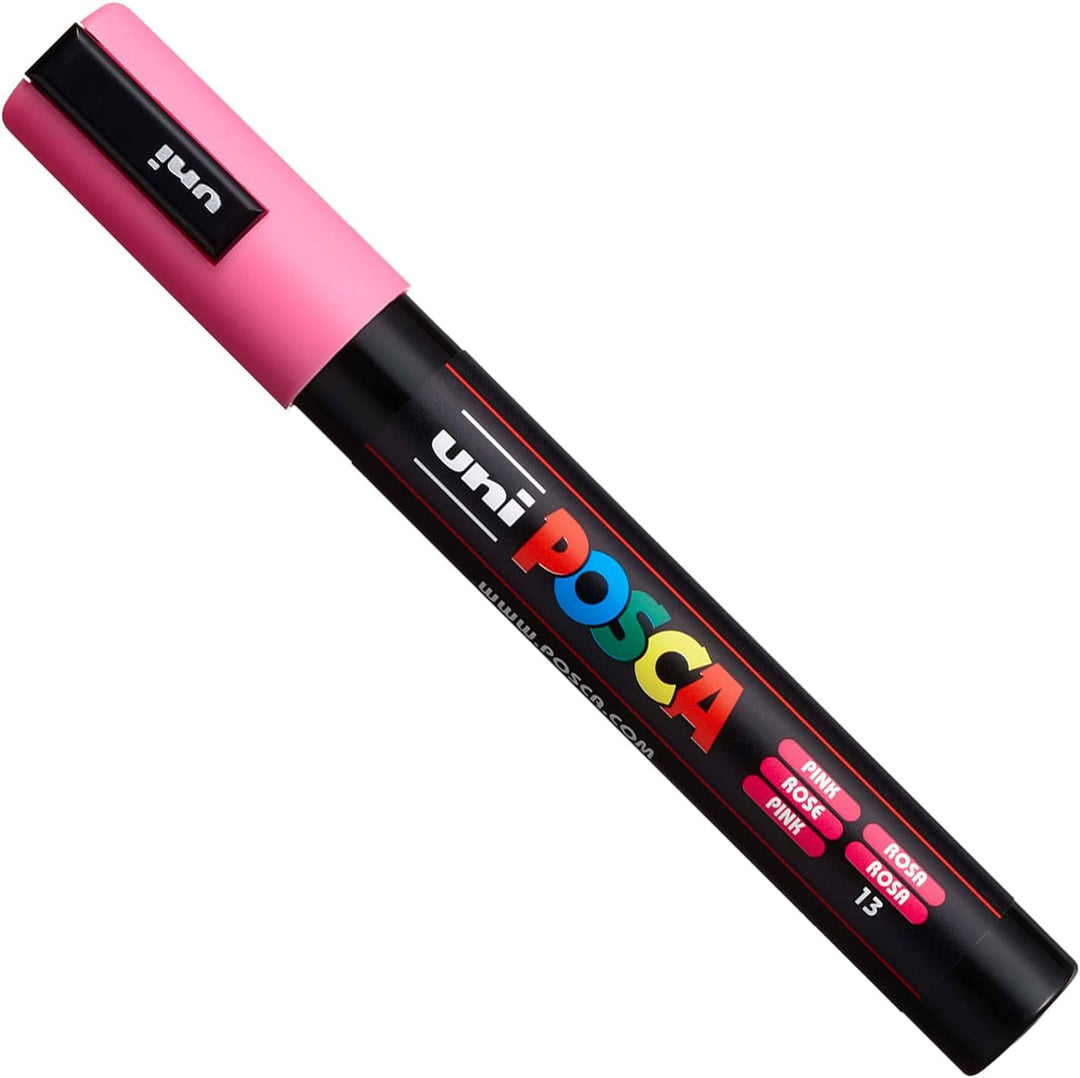 Posca - PC-5M - Farbmarker-Kunststifte - 1,8–2,5 mm - 8er-Set in Geschenkbox (Valentine's Set), Vale