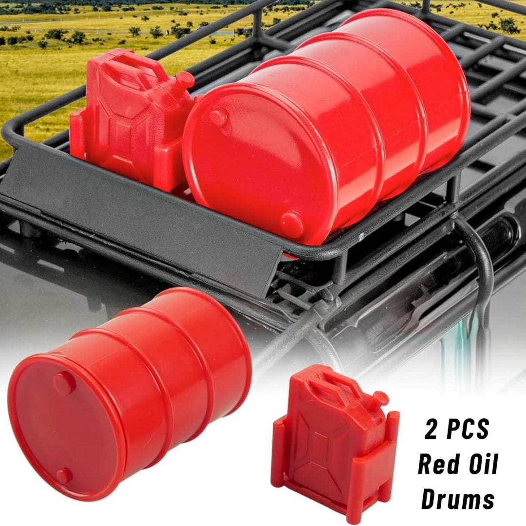 RC Crawler Car Dachdekoration 12-in-1 Tankaufbewahrungsbox, Gepäcknetz, Schaufel, Für Traxxas Desert
