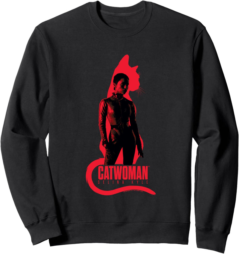 The Batman Selina Kyle Cat Silhouette Sweatshirt