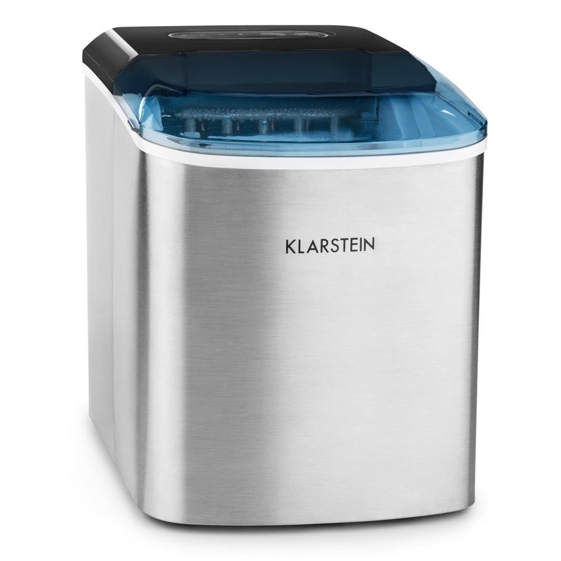 Klarstein On-The-Rocks - Eismaschine, Eiswürfelbereiter, Eiswürfelmaschine, 12 kg / 24 h, 120W, 2 Wü