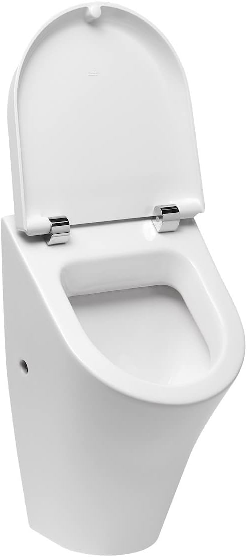 Urinal Roca Nexo m. Zulauf von hinten, inkl. Deckel mit Absenkautomatik, weiss, Large