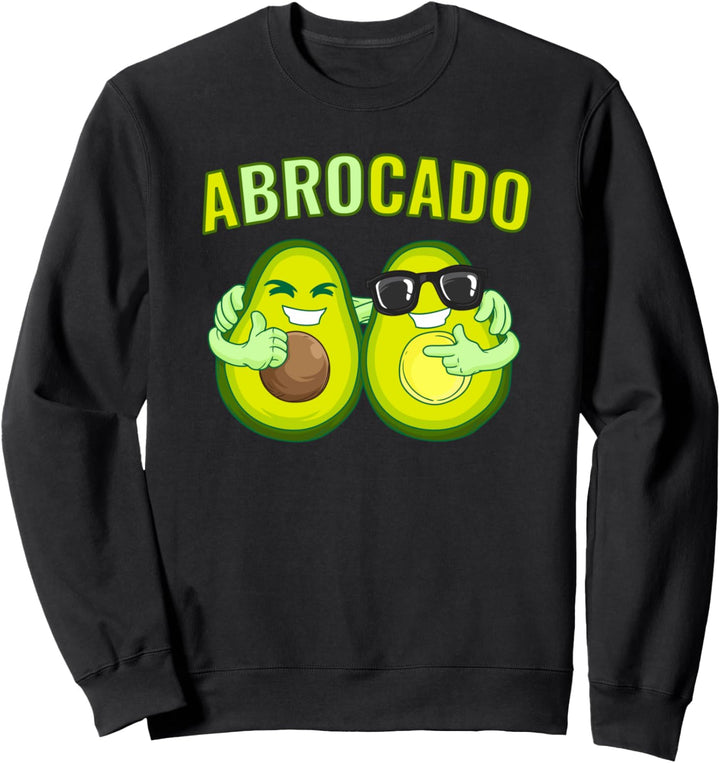 Avocado Abrocado Vegetarier Vegan Wortspiel Sweatshirt