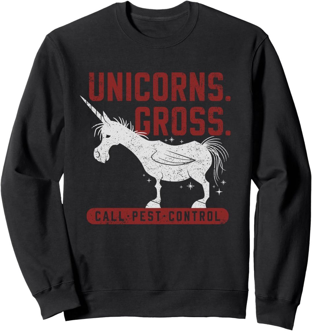 Disney and Pixar's Onward Unicorns Gross Call Pest Control Sweatshirt
