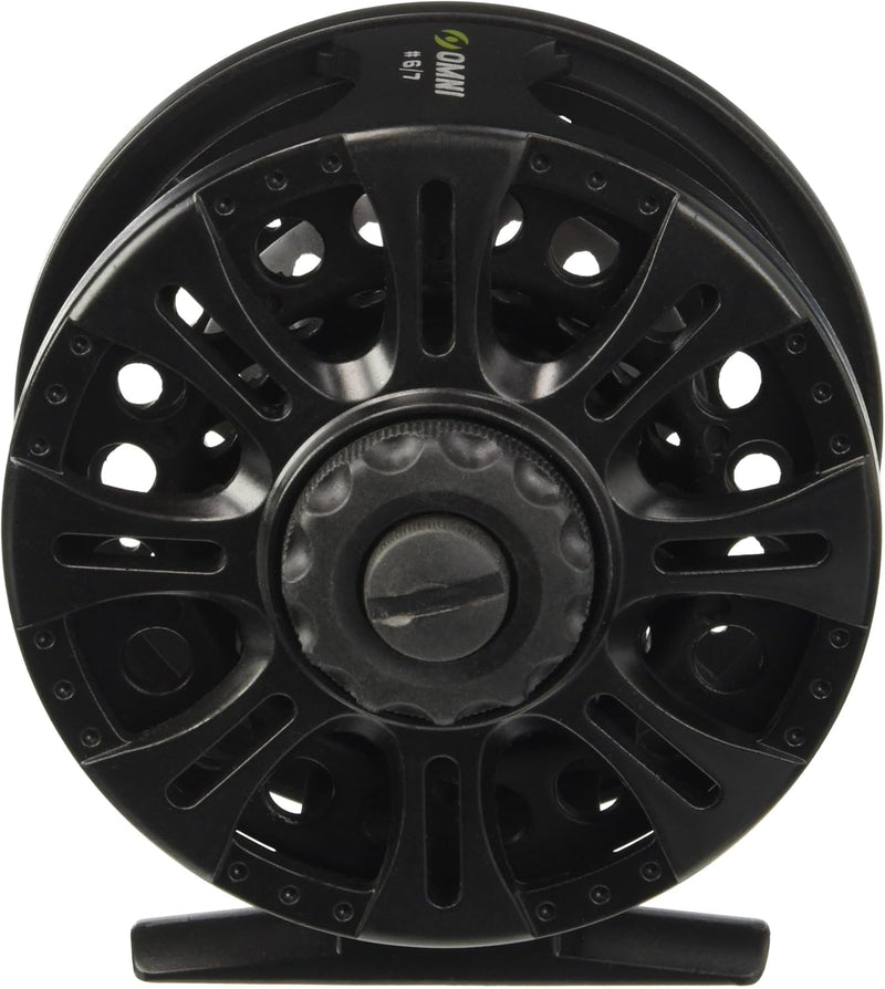 Shakespeare Fliegenrolle Omni, Schwarz 6/7 WT, 6/7 WT
