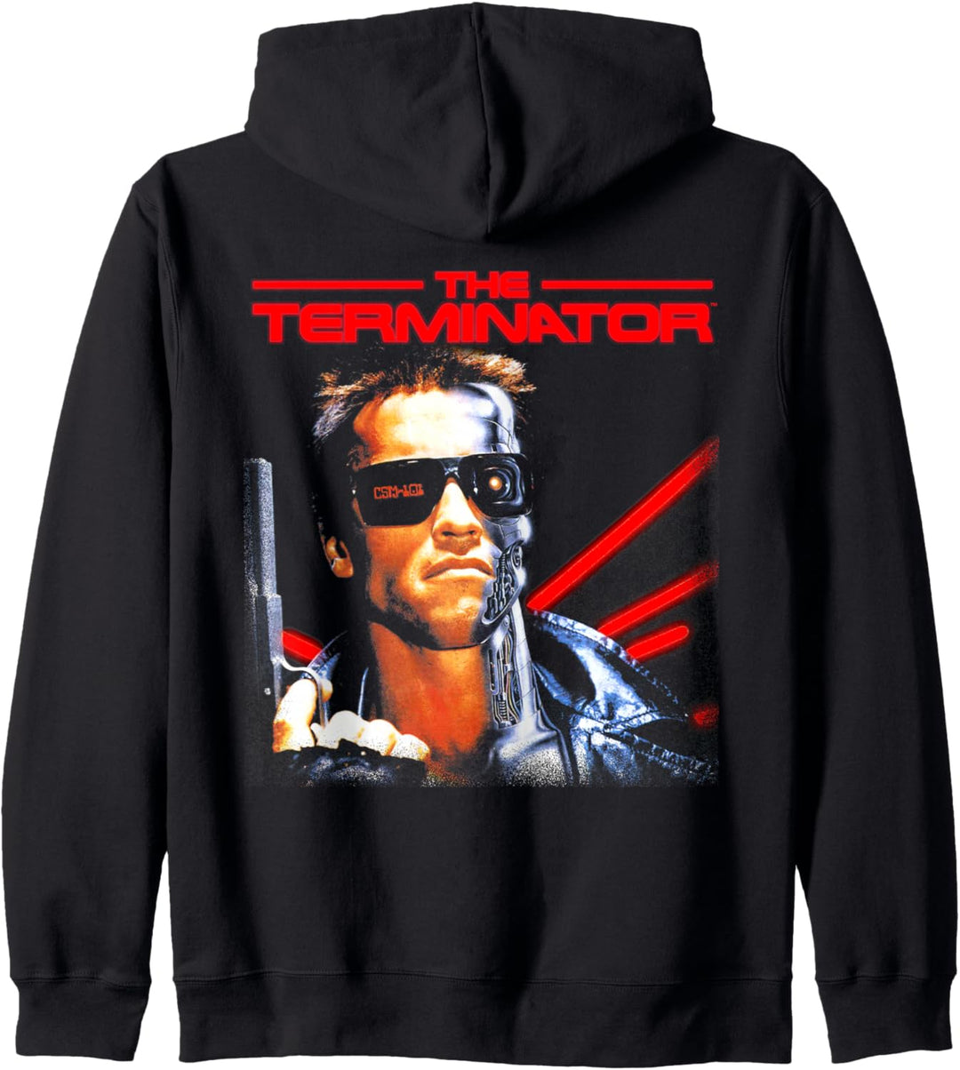 US The Terminator Classic Movie Box Art 01 schwarz Kapuzenjacke