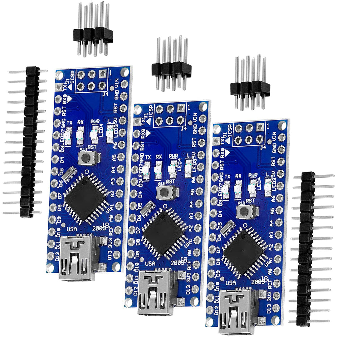AZDelivery 5 x Nano V3 inkl. mit FT232RL kompatiblem Chip und ATmega328 16MHz ATmega328P kompatibel