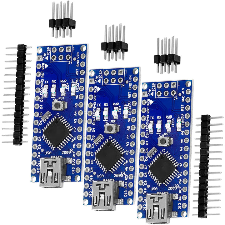 AZDelivery 5 x Nano V3 inkl. mit FT232RL kompatiblem Chip und ATmega328 16MHz ATmega328P kompatibel