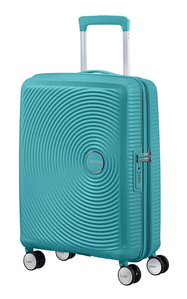 American Tourister Soundbox - 4-Rollen-Kabinentrolley S 55 cm erw. turquoise