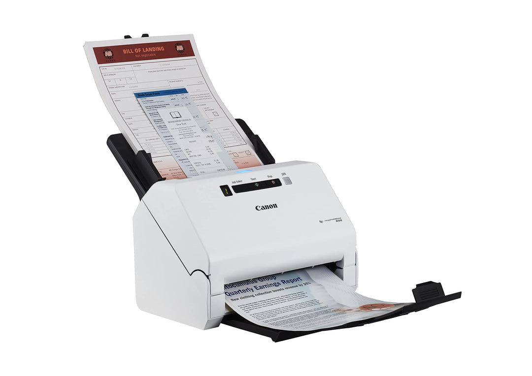 Canon R40 imageFORMULA Scanner Dokumentenscanner (Duplex Einzug, 600 DPI, Farbscan, Canon CaptureOnT