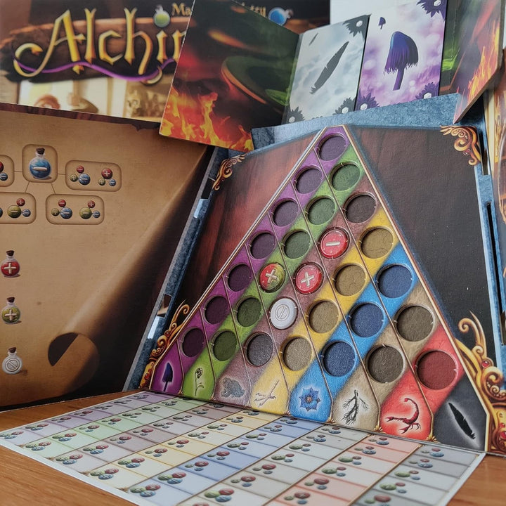 Schädel und Kreationen - Alchemisten Board Spiel