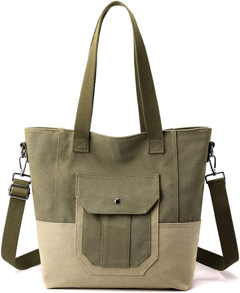 CORIOS Canvas Umhängetasche Schultertasche Damen Handtasche Multifunktionale Tragetasche Casual Tote