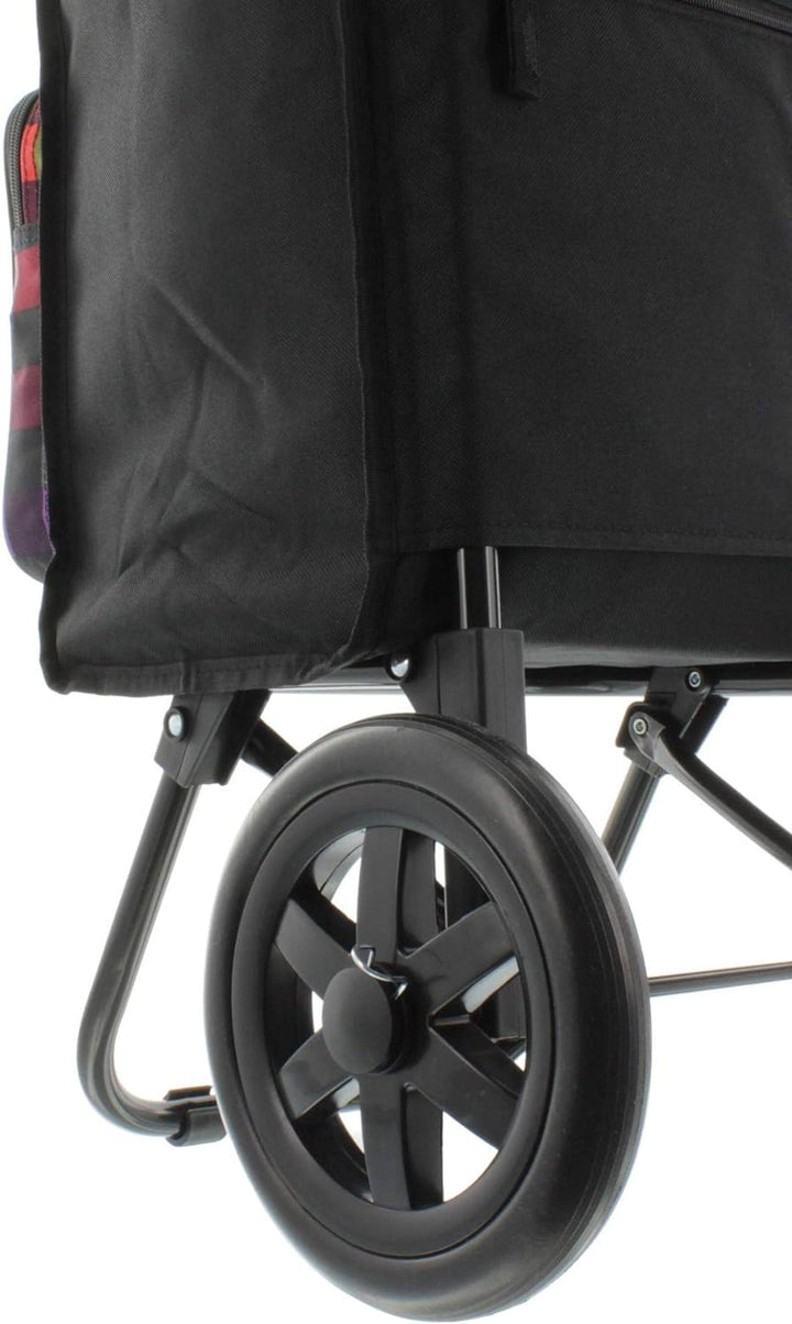 Franky Einkaufstrolley Einkaufsroller ER1 Multicolor Check