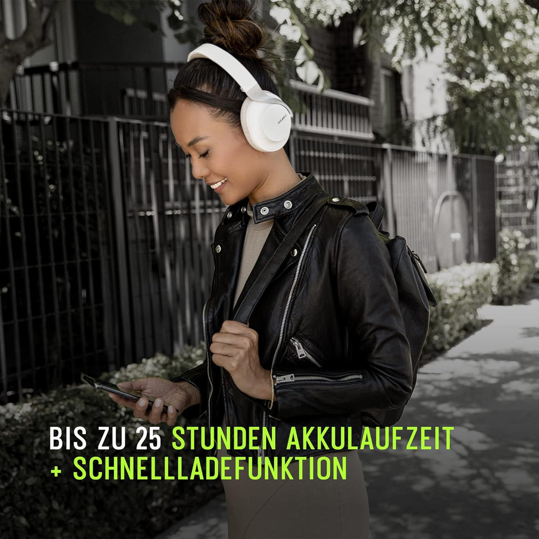 Shure AONIC 40 über Ohr -drahtlosen Bluetooth - Noise Cancelling mit Mikrofon, 25 -Stunden -Akkulauf