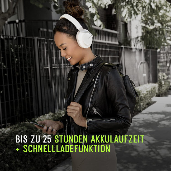 Shure AONIC 40 über Ohr -drahtlosen Bluetooth - Noise Cancelling mit Mikrofon, 25 -Stunden -Akkulauf