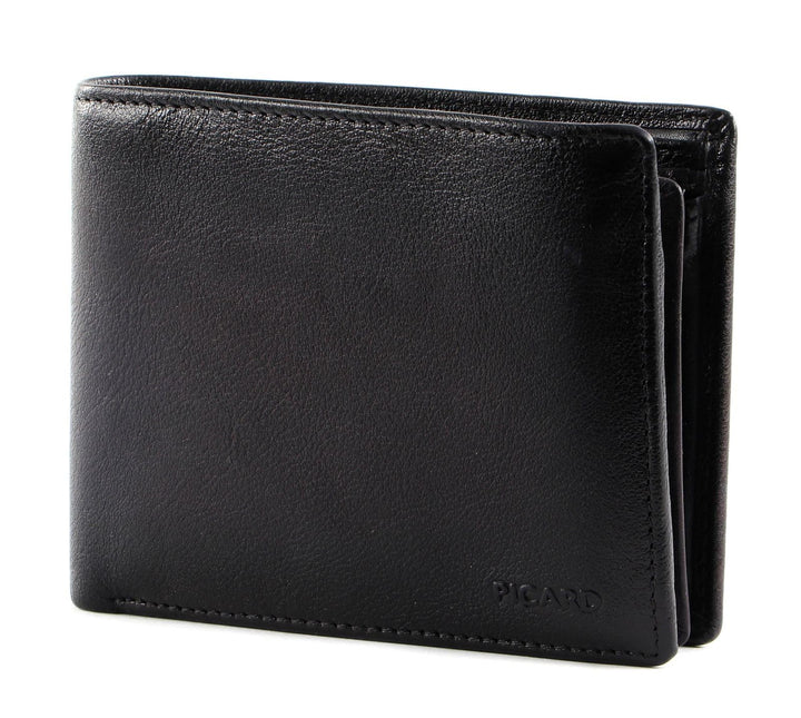 Picard Hans 1 - Geldbörse 8cc 12 cm RFID Rindsleder anthrazit, Anthrazit