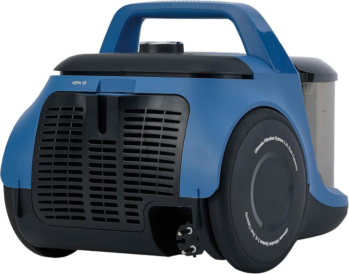 Grundig VCC 6570, Bodenstaubsauger, Blau/Schwarz, 890 W, 3.4 liters