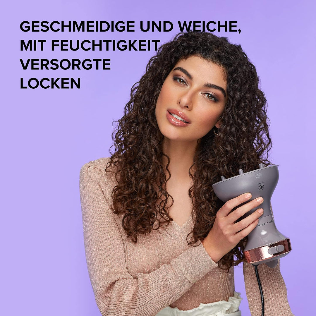 Bellissima Diffon Ceramic Argan Heissluftdiffusor für lockiges Haar, Keramik- und Arganöl-Technologi