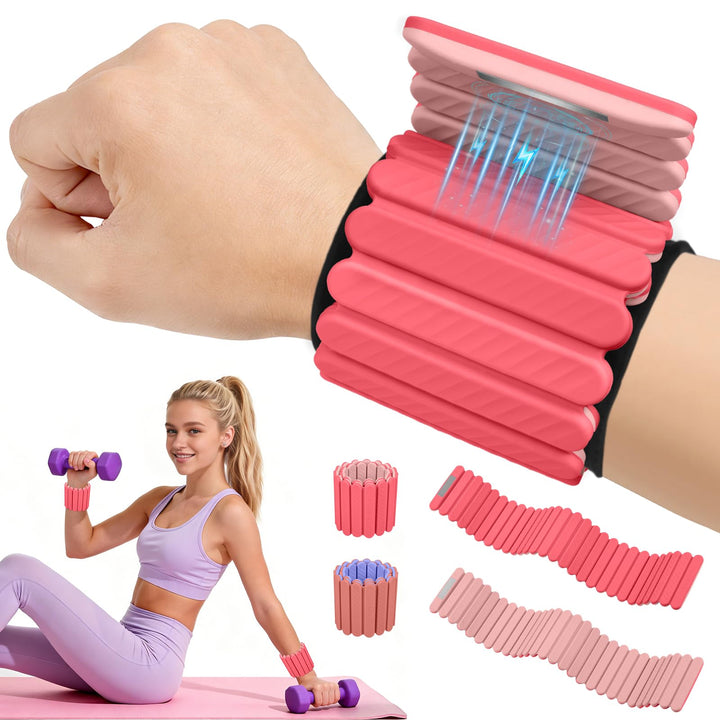 Abahub Magnetische Gewichte Hand Fuss Wrist Ankle Weights Handgelenk Gewichte für Beine und Arme Set