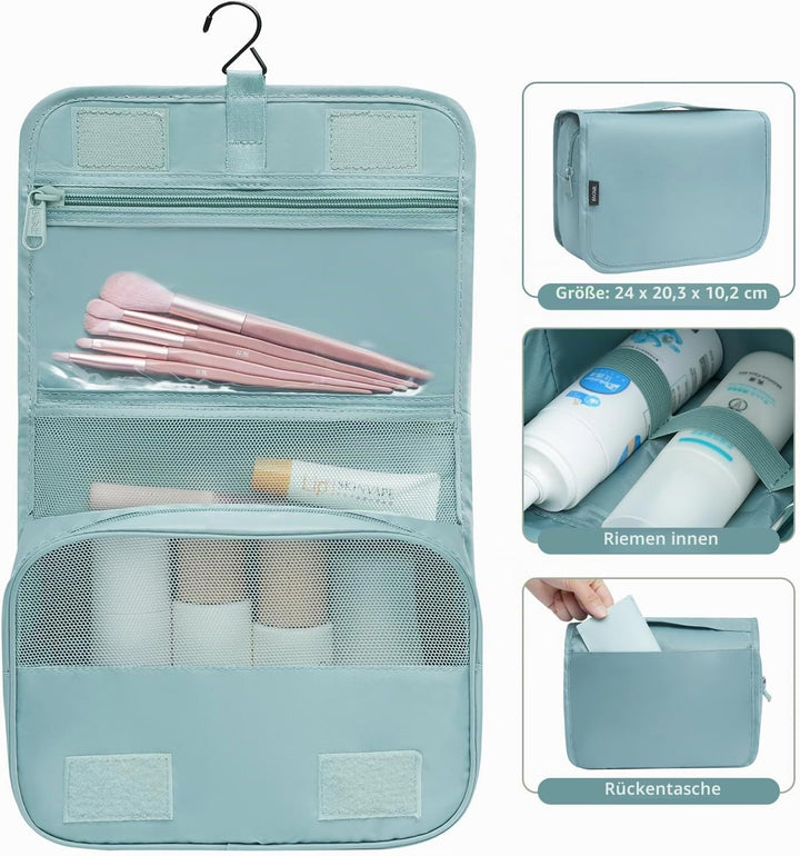 BAGAIL 10er-Set Packwürfel in verschiedenen Grössen Packorganizer für Reisezubehör Handgepäck Koffer