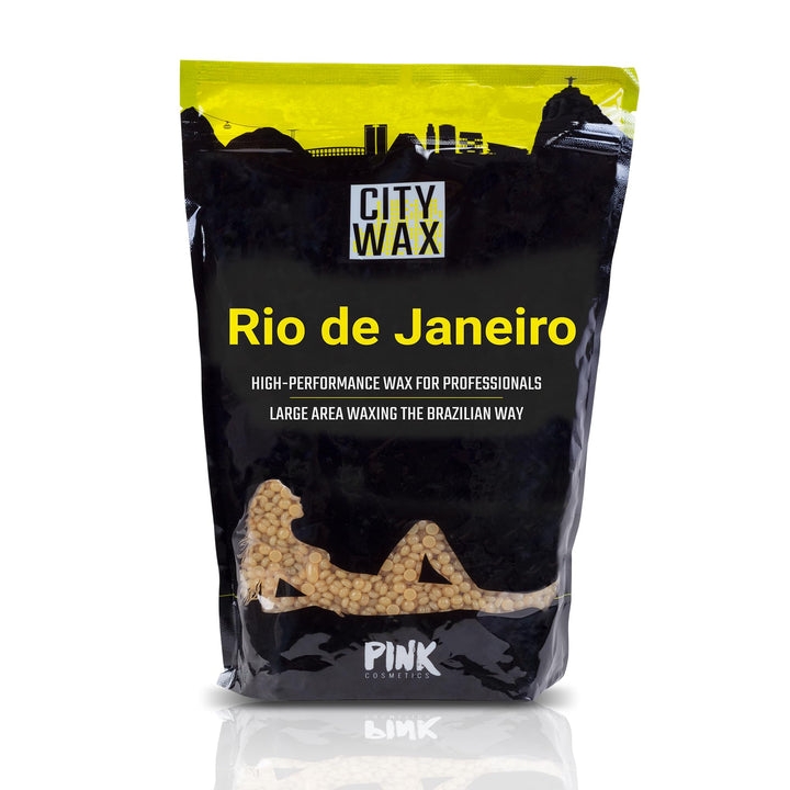 PINK Cosmetics - CITY WAX Rio 1 kg - Brasilianisches Premium-Waxing ohne Vliesstreifen - Wachsperlen