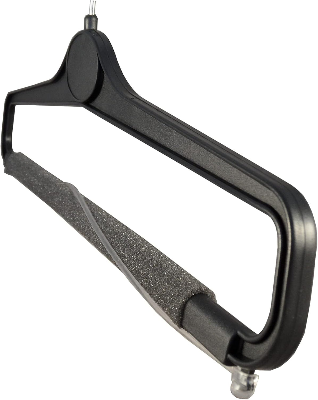 Hosenbügel mit Schaumstoff, 40 cm, schwarz, WS23SCHb, 20 Stück | Kleiderbügel für Hosen, NEU