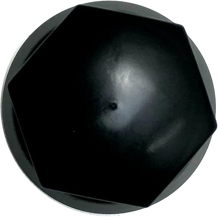 MelTruck® 60x Schwarz Radmutterkappen Schutz Abdeckung Ø32 mm für hohe Schrauben für LKW