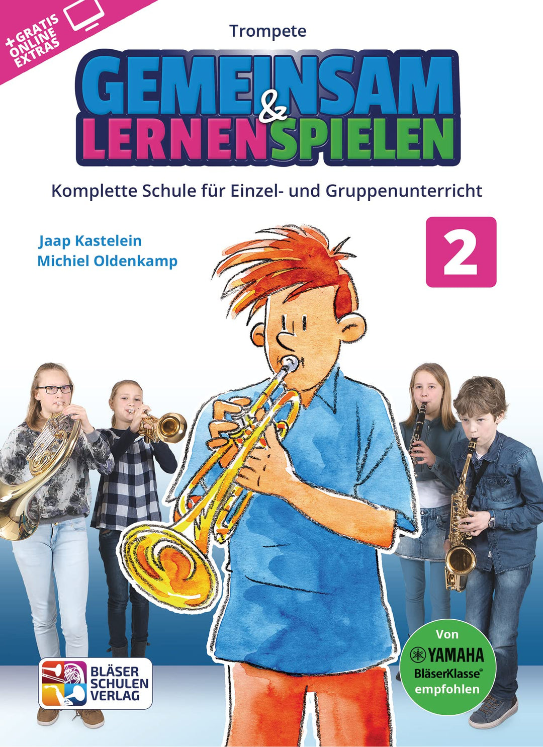 Michiel Oldenkamp,Jaap Kastelein-Gemeinsam Lernen und Spielen Band 2-BOOK+AUDIO-ONLINE