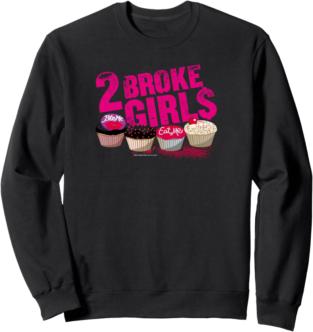 2 Broke Girls Cupcakes Sweatshirt
