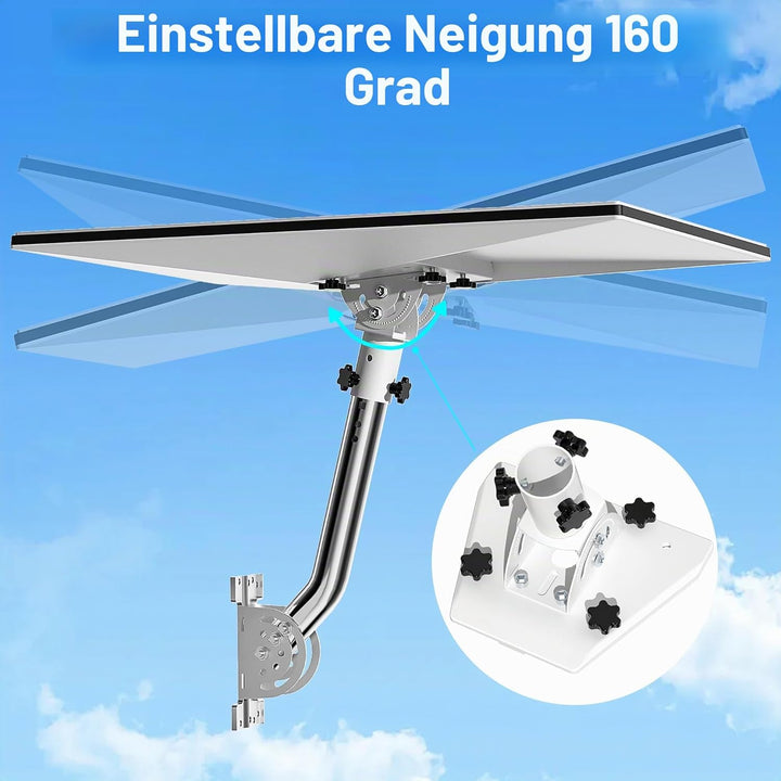 Starlink Halterung, Wandhalterung Standard Gen 3 für Starlink, 360° verstellbar, kompatibel mit Star