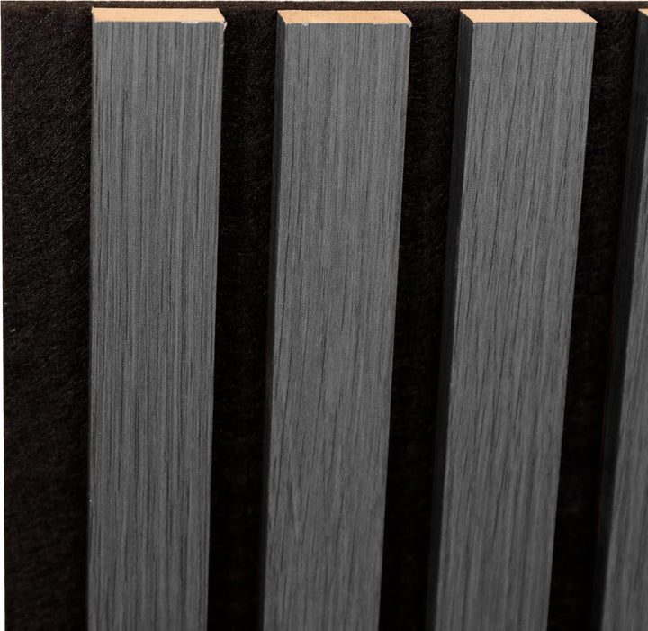 NEU.HOLZ Akustik Wandpaneele Vang 4er Set Wandverkleidung zum Kleben und Schrauben 2,88 m² Holzfurni