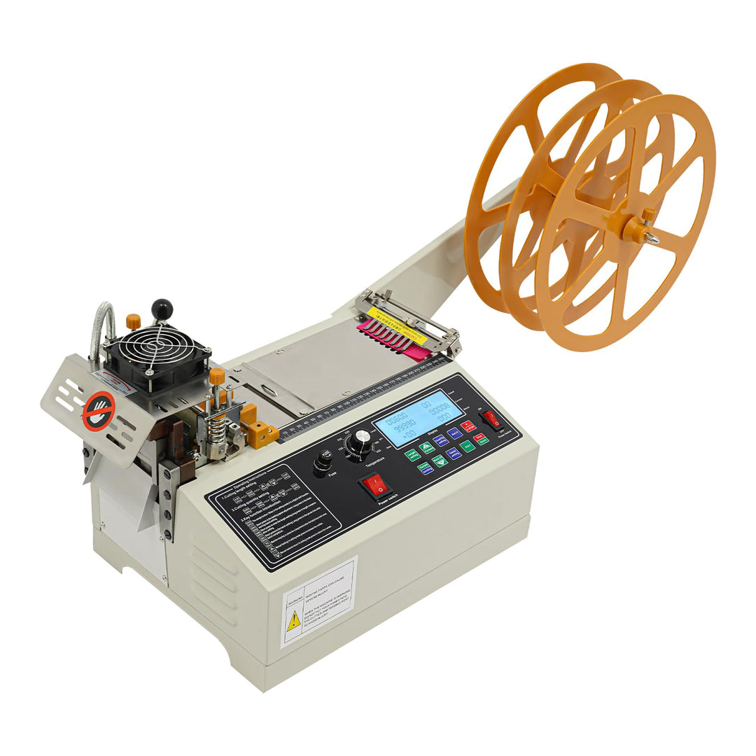 Gurtband Schneidemaschine 110 Stücke/min Heiss- und Kaltbandschneidemaschine mit LCD-Display Automat