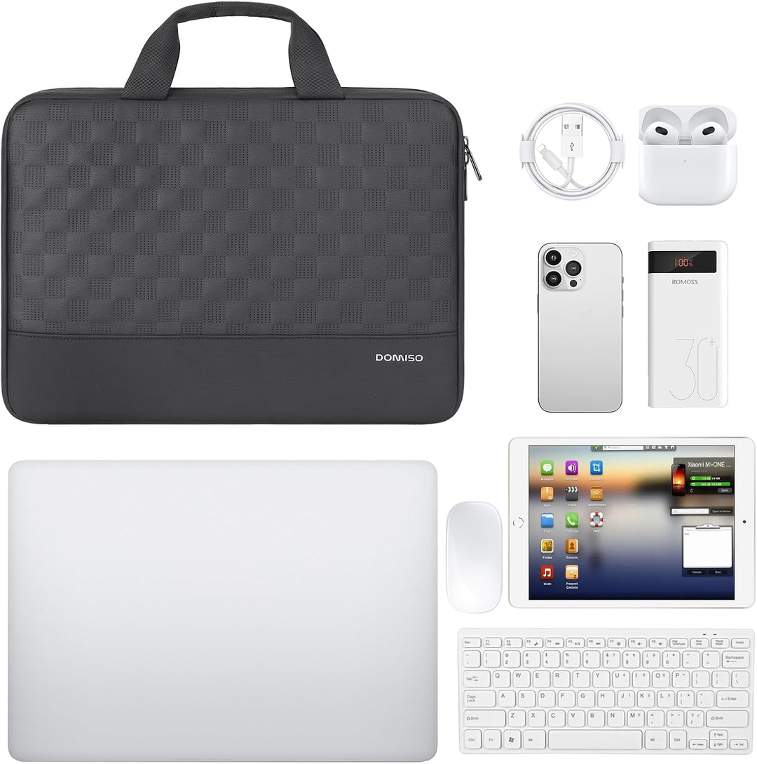 DOMISO laptoptasche 17 zoll,Wasserdicht Laptophülle Schutzhülle mit Griff, Laptop Sleeve Notebook PC