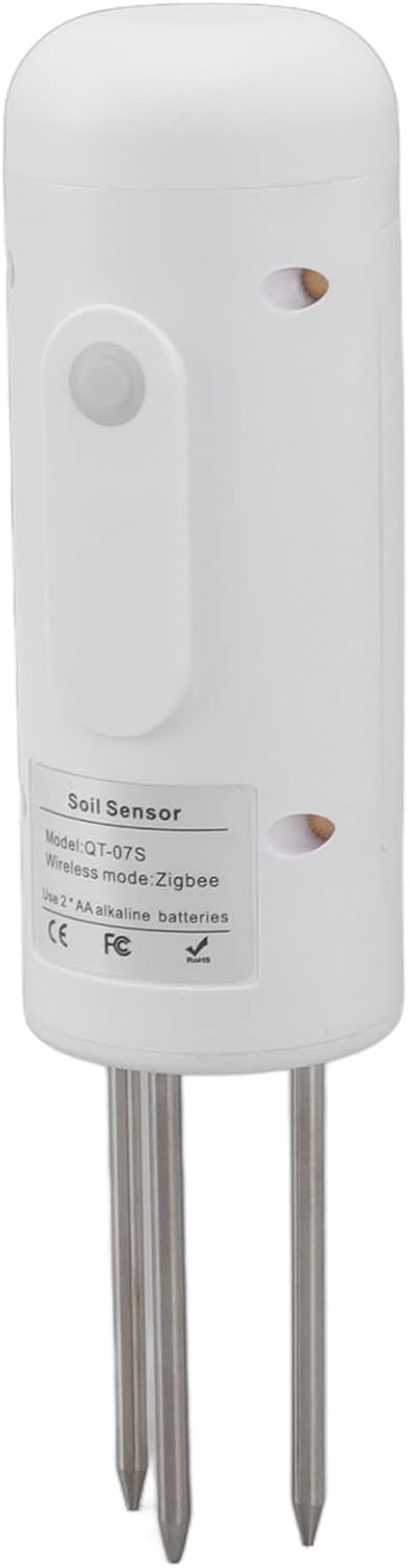 TOPINCN Drahtloses Bodensensor-Temperatur- und Feuchtigkeitsmessgerät für Zigbee Gardening Potted Pl