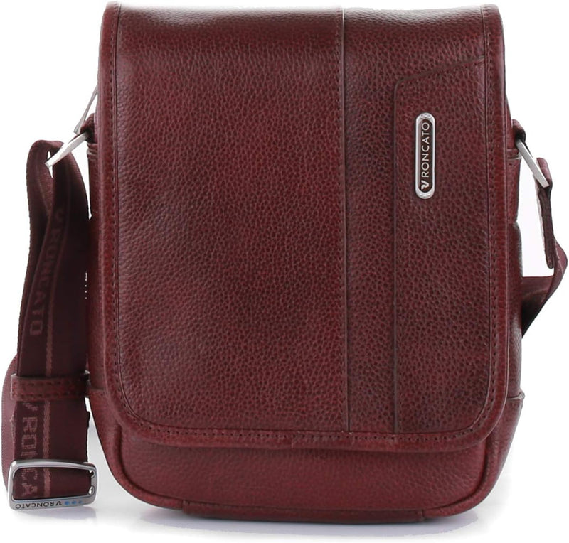 RONCATO Herren Panama DLX Utility Bag mit Klappe S Bordeaux, S Bordeaux