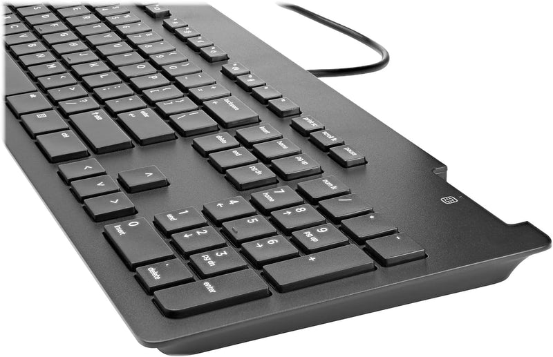 HP Smartcard-Tastatur Englisches Layout, Schwarz