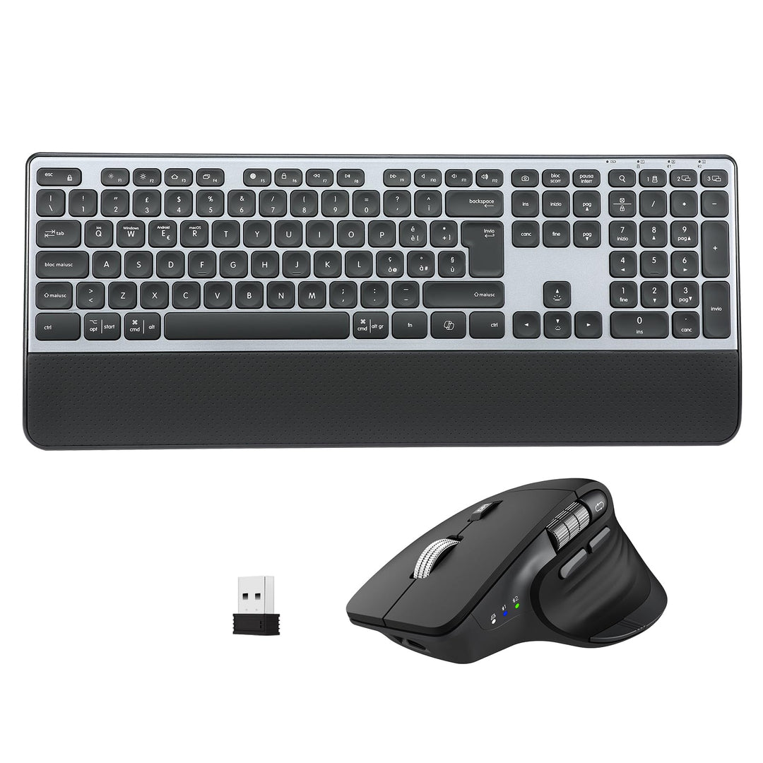 CITLLA M9100 Tastiera e Mouse Bluetooth Senza Fili(IT Layout)