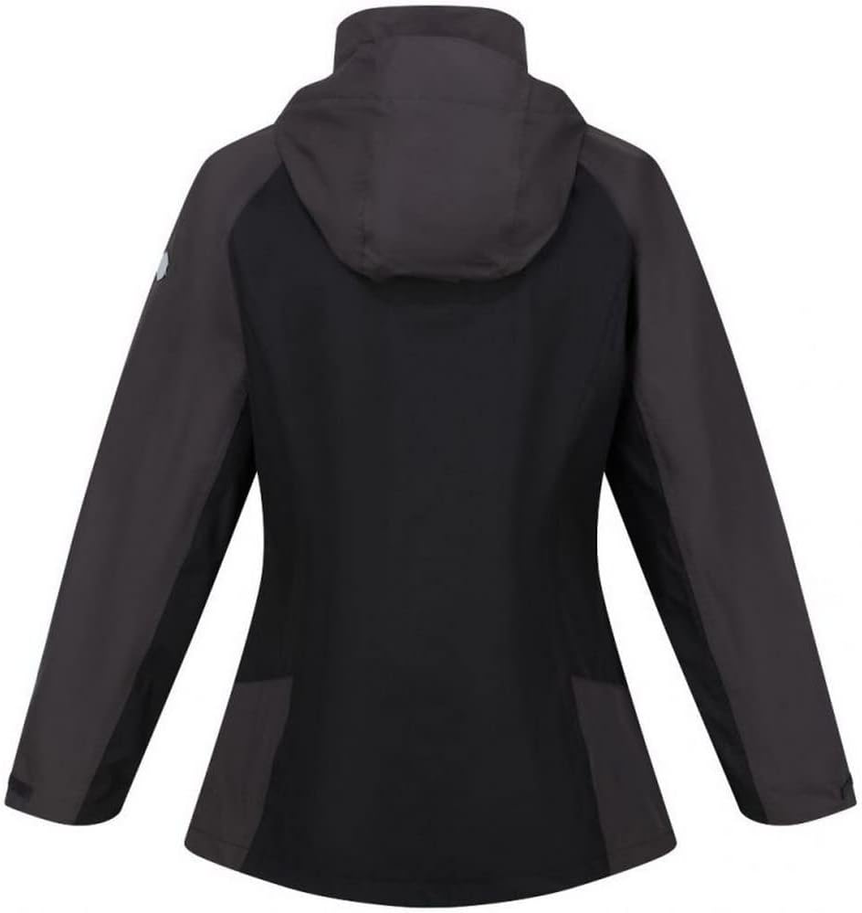 Regatta Damen Ws Calderdale Iv Jacke (1er Pack) 36 Schwarz/Esche, 36 Schwarz/Esche