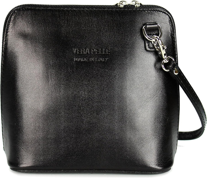 Belli italienische Ledertasche Damen Umhängetasche klein Handtasche Schultertasche Abendtasche in sc