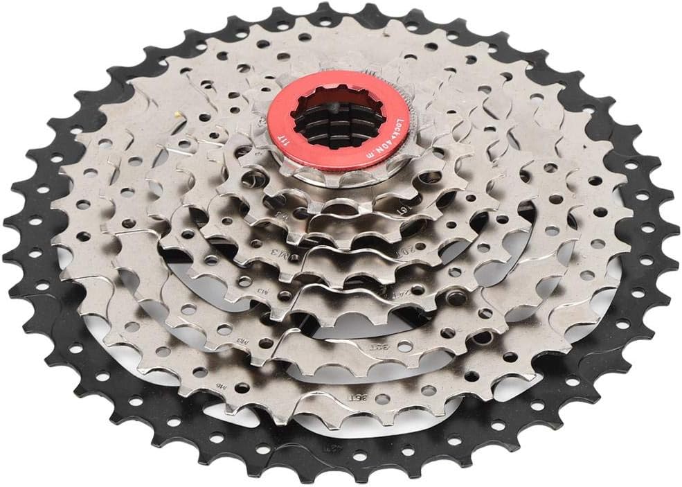 VGEBY 8 Fach Kassette, 42T Fahrrad Freilauf Kassette 8fach Fahrradzubehör für Mountainbikes