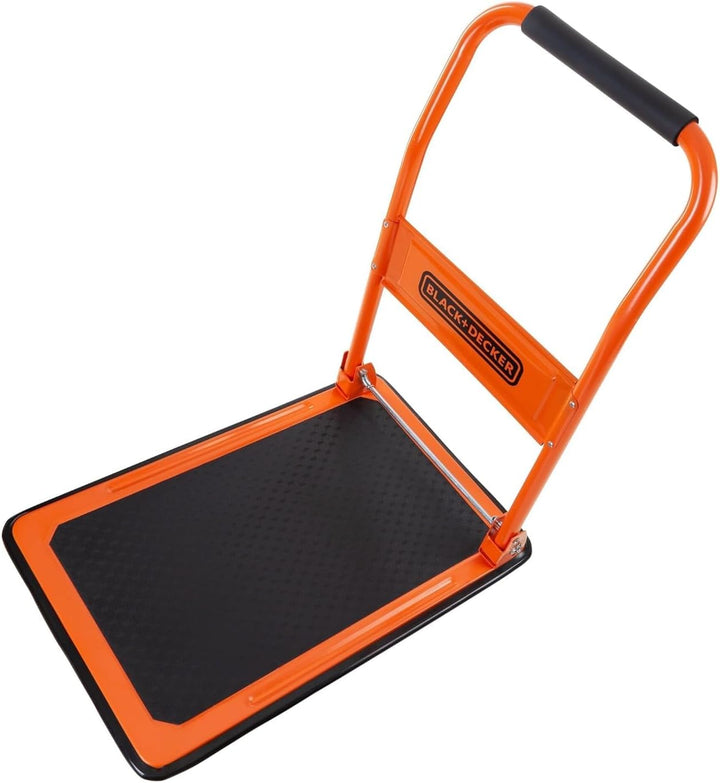 BLACK+DECKER BXWT-H303 Plattformwagen - Transportwagen Max. 80KG - Klappbarer Handwagen 60 x 40 x 80