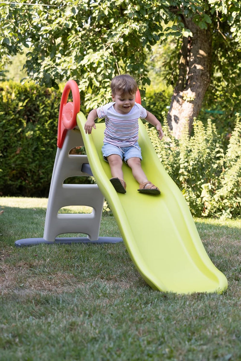 Smoby - Rutsche Funny - 2 Meter lang - Gartenrutsche für Kinder mit Wasseranschluss - Ab 2 Jahre