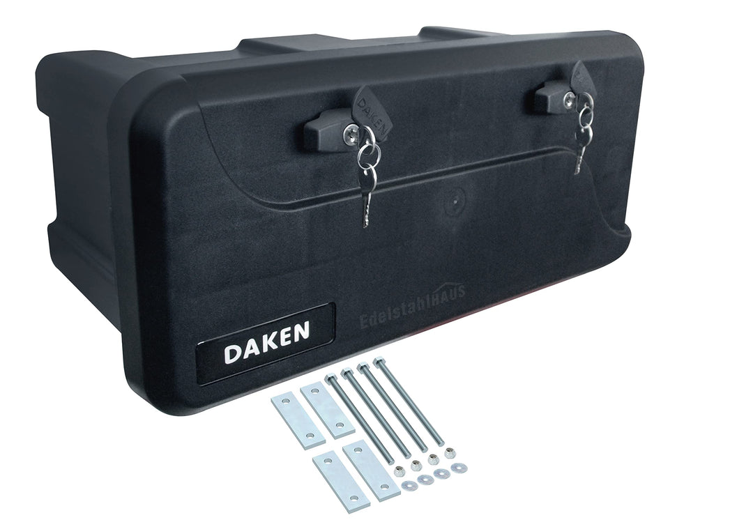 Deichselbox Blackit 2-550x250x295mm Anhängerbox Werkzeugkasten Anhänger Staukiste Werkzeugkiste Box