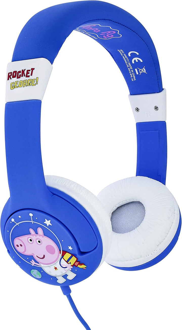 OTL Technologies JUNIOR Kinder Kopfhörer Peppa Pig Unicorn (gepolsterte Bügel, Lautstärke Begrenzung