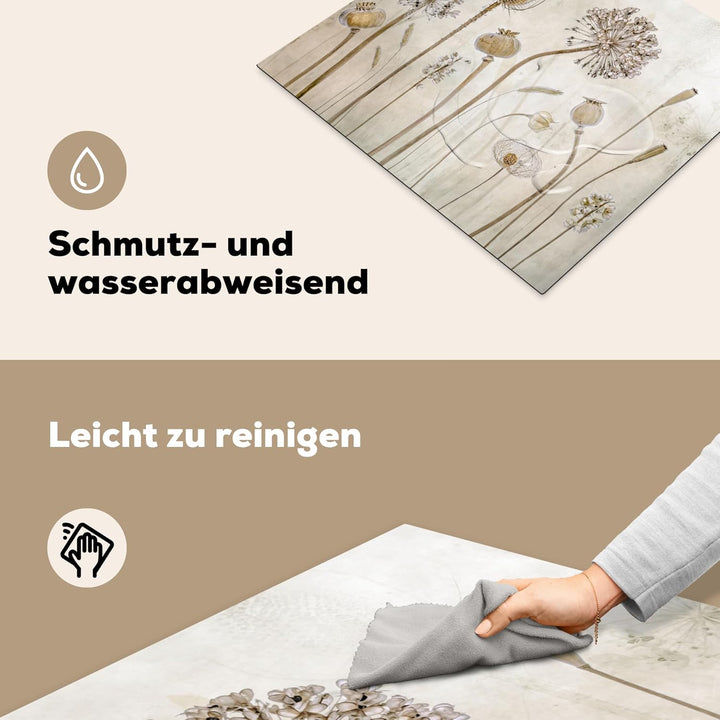 KitchenYeah© Herdabdeckplatte Einteilig Ceranfeld Abdeckplatte für Induktionsschutz Ceranfeldabdecku