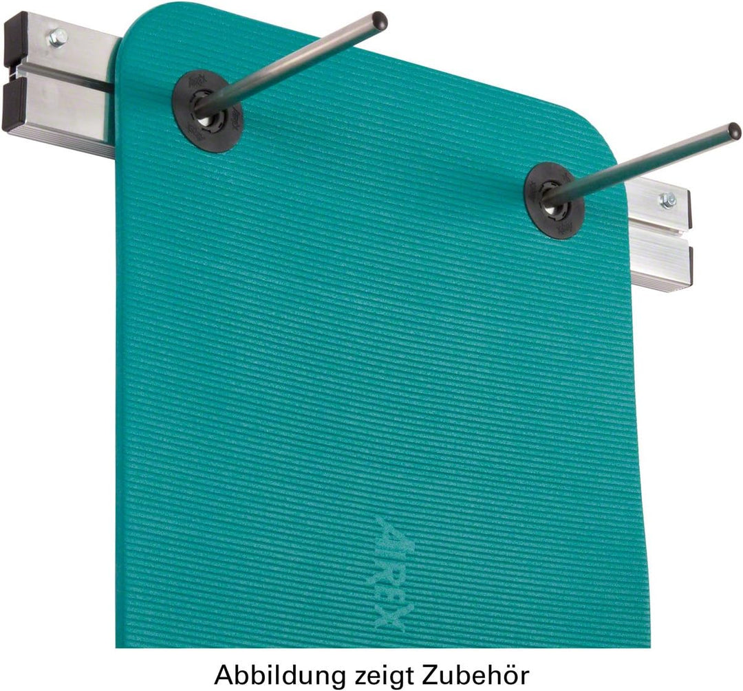 Wandhalterung für Gymnastikmatten, Aufhängevorrichtung, Wandhalter Wandbefestigung 2-polig