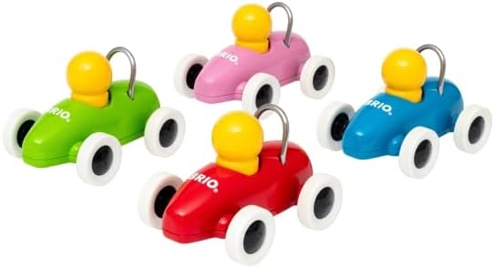 BRIO Rennwagen mit Rückziehmotor, Yellow