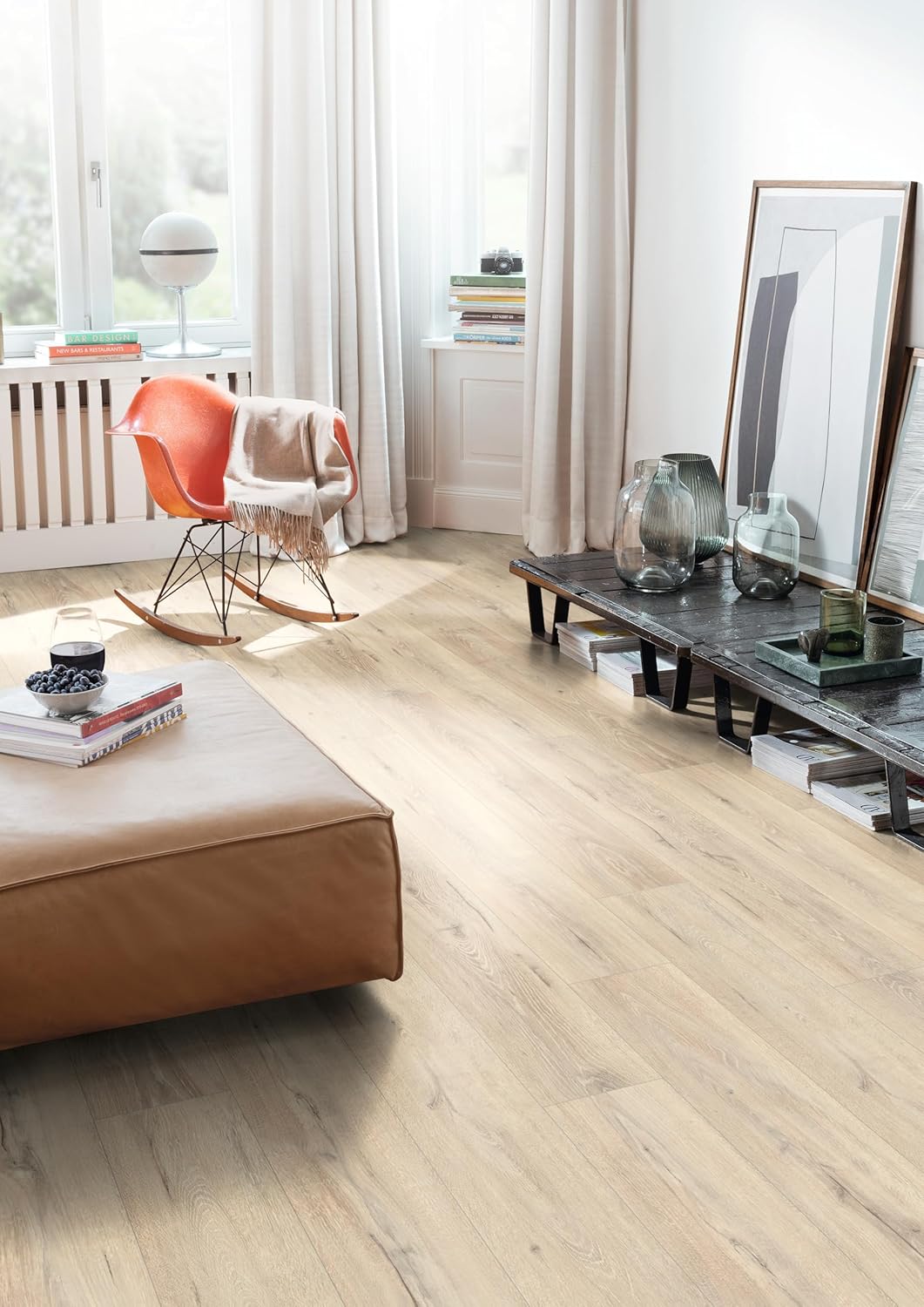 EGGER NatureSense Aqua Laminat EL2416 Melba Eiche beige 1292x193x8mm (1,995m²) 1,995m² | Laminatbode
