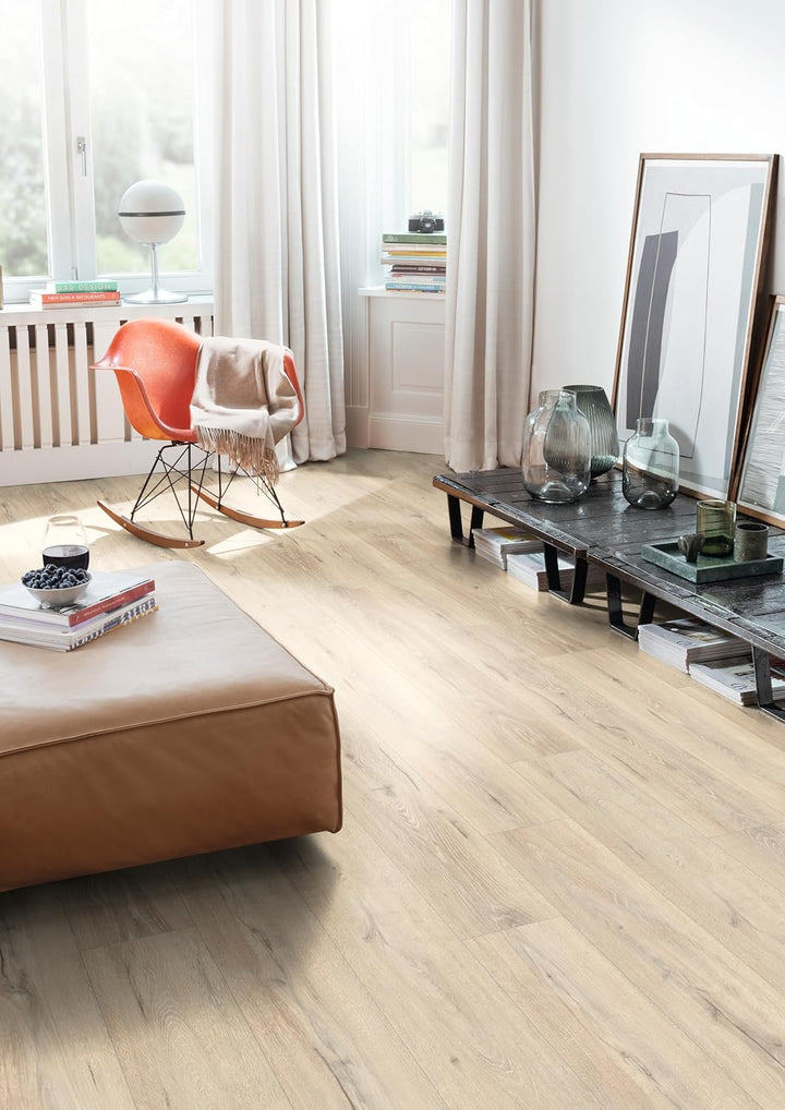 EGGER NatureSense Aqua Laminat EL2416 Melba Eiche beige 1292x193x8mm (1,995m²) 1,995m² | Laminatbode