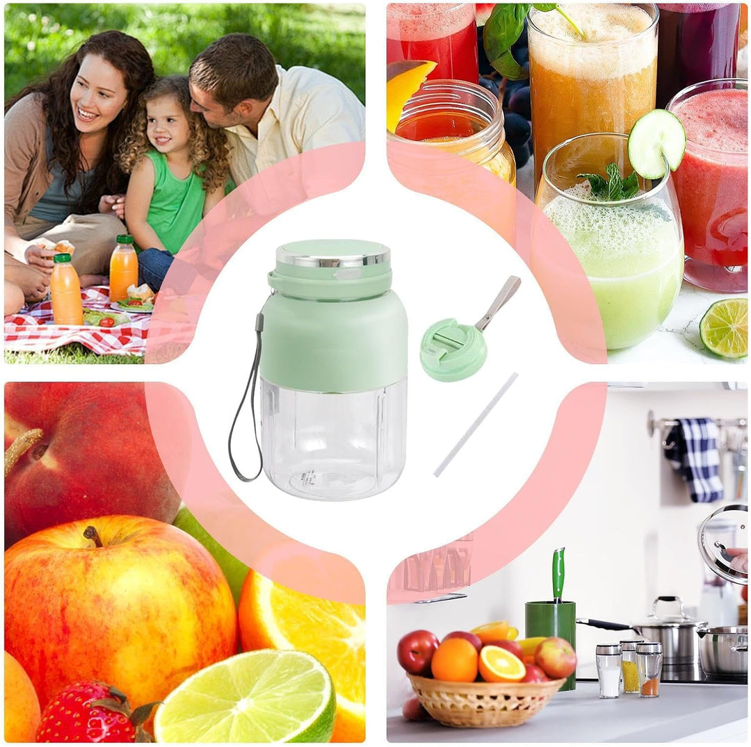 Tragbarer Mixer | Küchenmixer Für Fruchtmixgetränke | Kabellos 1300ml Saftmixer Becher Zum Zerkleine