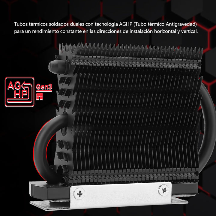 Thermalright HR-09 2280 PRO zwarte SSD heatsink, dubbelzijdig koellichaam, met thermisch siliconenku